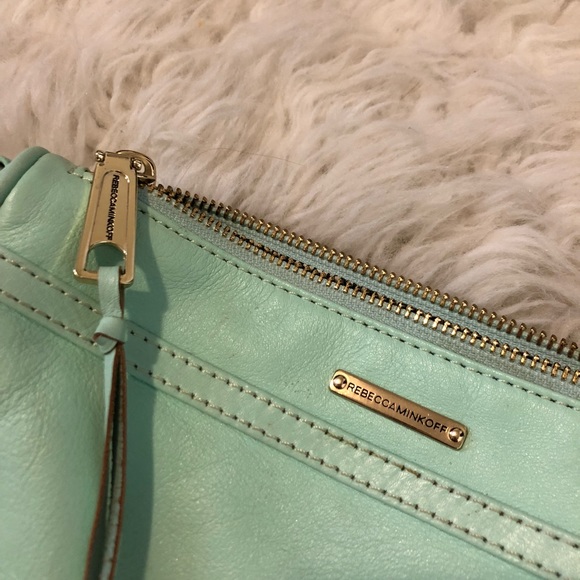 Rebecca Minkoff 🥂 Light Blue Mini MAC Crossbody - Picture 5 of 6